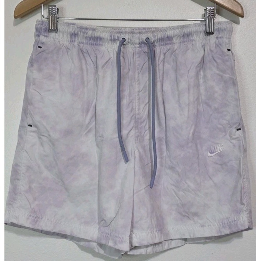 Nike Sportswear Tech Pack Woven Shorts DX0249-519 White Purple Men M Active Gym